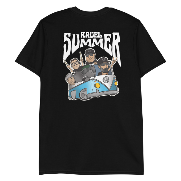 Kruel Summer Van Short-Sleeve Unisex T-Shirt (Black)
