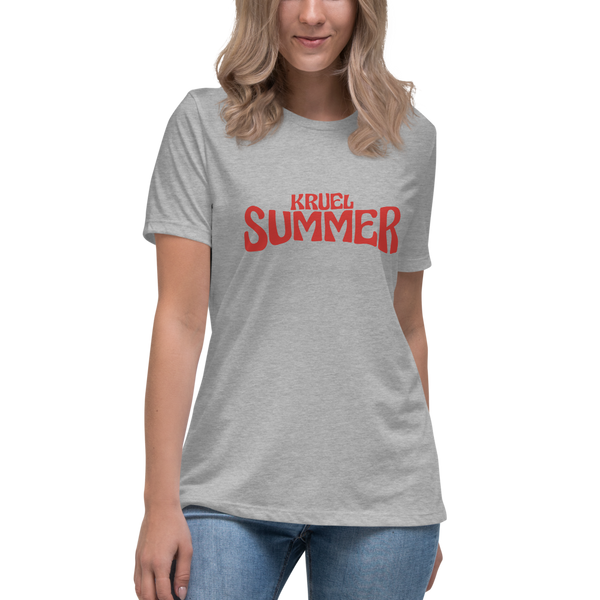 Kruel Summer Font Women's Relaxed T-Shirt