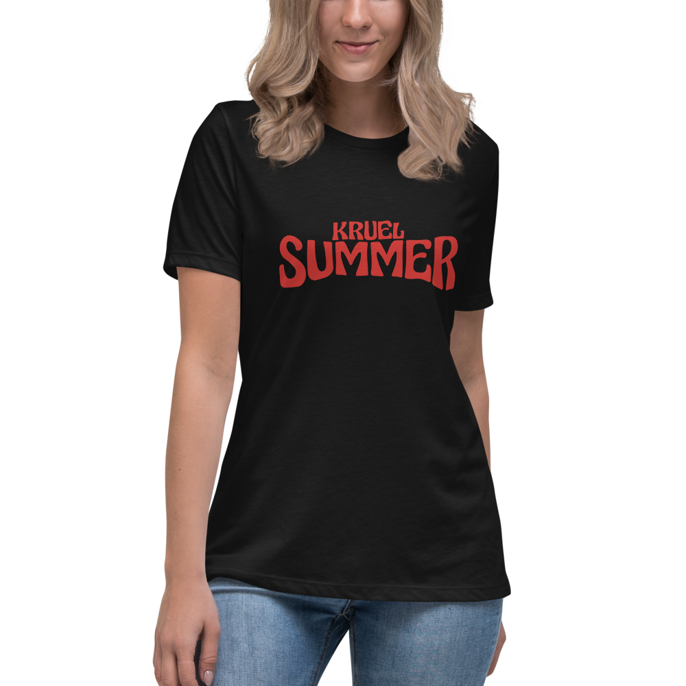 Kruel Summer Font Women's Relaxed T-Shirt