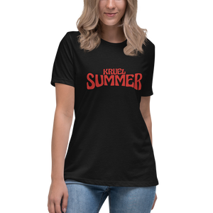 Kruel Summer Font Women's Relaxed T-Shirt