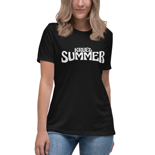Kruel Summer Font Women's Relaxed T-Shirt (Relaxed Fit)