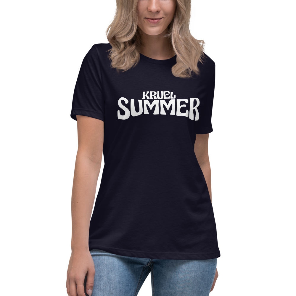 Kruel Summer Font Women's Relaxed T-Shirt (Relaxed Fit)