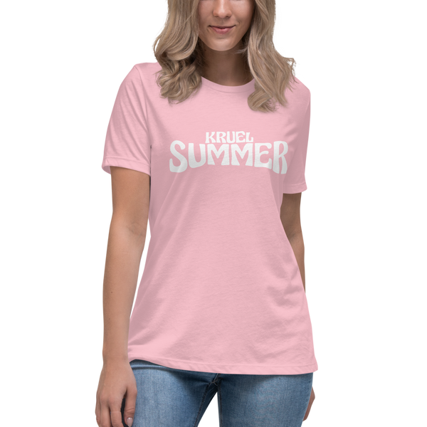 Kruel Summer Font Women's Relaxed T-Shirt (Relaxed Fit)